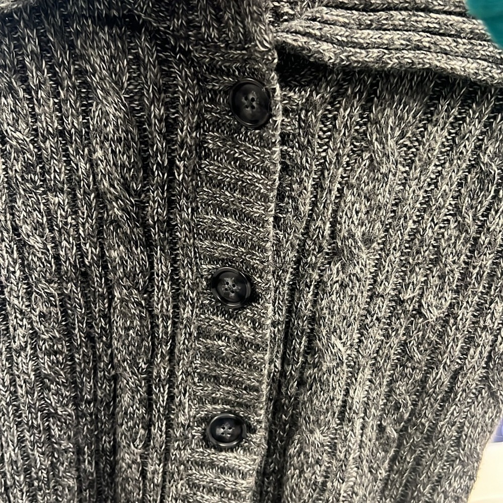 Crofton Borrow Size Small Three Button Sweater Kn… - image 3